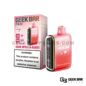 Buy Sour Apple B-Burst Geek Bar Pulse 15K Puffs Vape