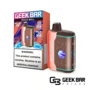 Peach Bull Geek Bar Pulse X 2 50000 Puffs Disposable Vape