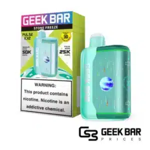 Stone Freeze Geek Bar Pulse X 2 50000 Puffs Disposable Vape