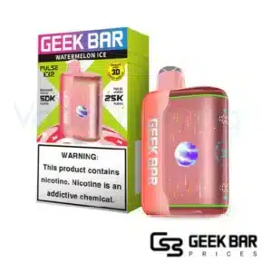 Watermelon Ice Geek Bar Pulse X 2 50000 Disposable Vape